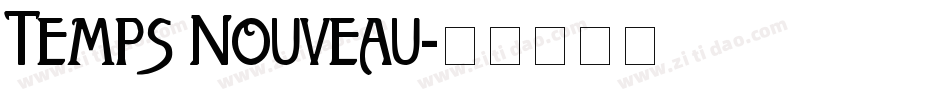 Temps Nouveau字体转换